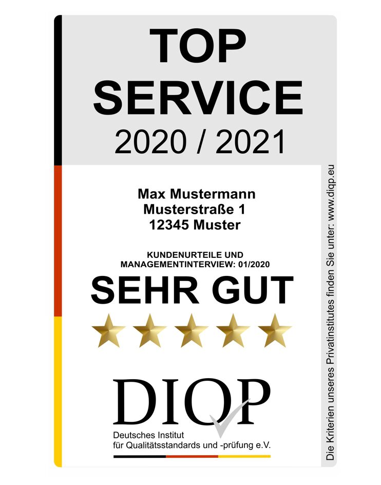Geprüfte Servicequalität, DE