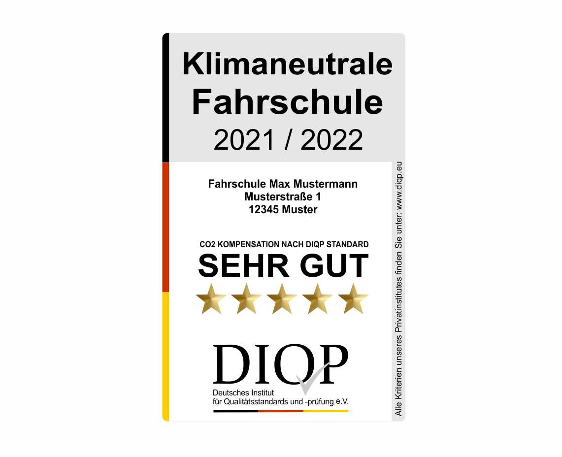 Klimaneutrale Fahrschule