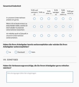 Mitarbeiterbefragung 6