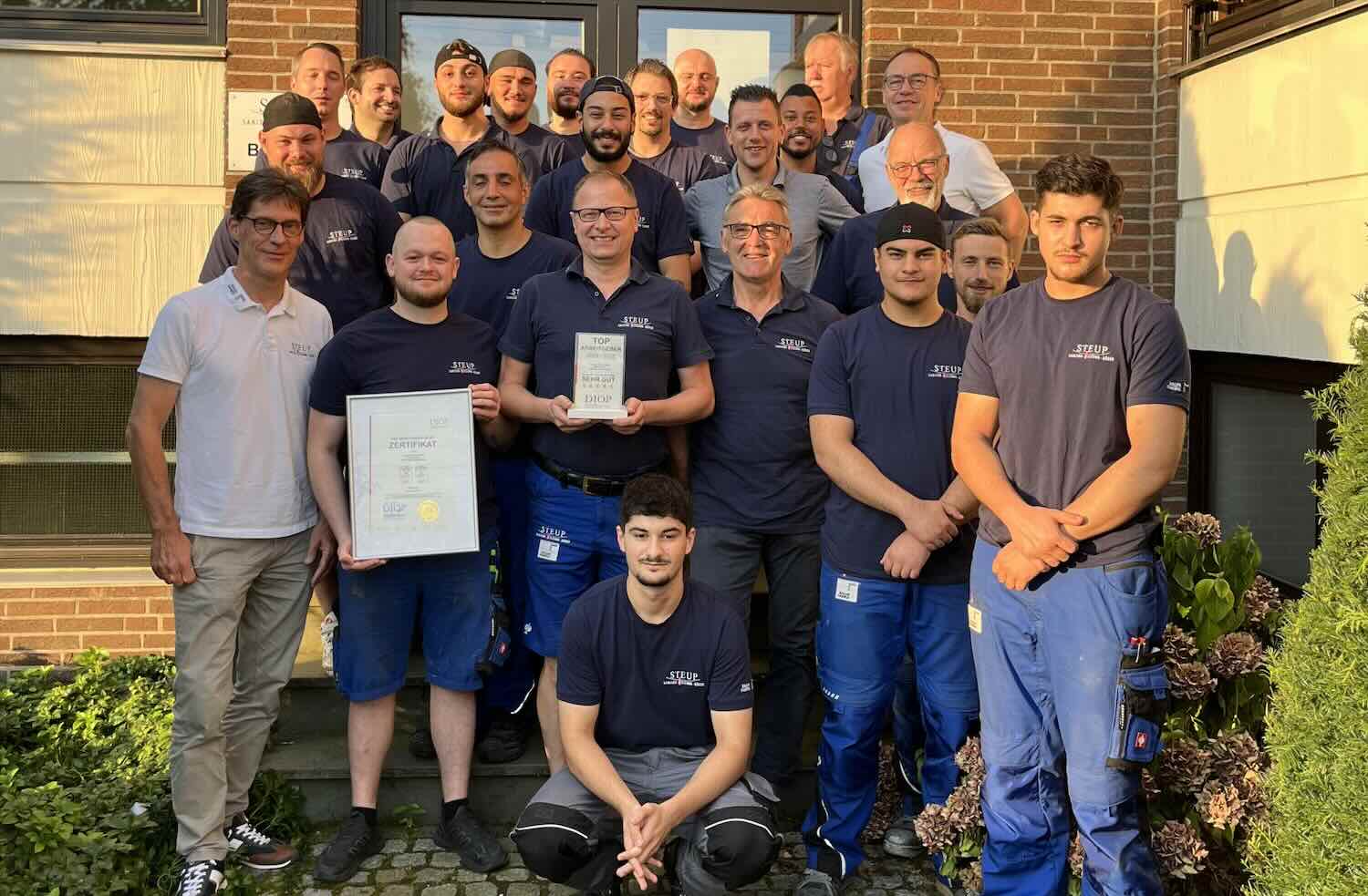 Ludwig Steup GmbH Die Ludwig Steup GmbH aus Mönchengladbach wurde als „Top Arbeitgeber“ ausgezeichnet